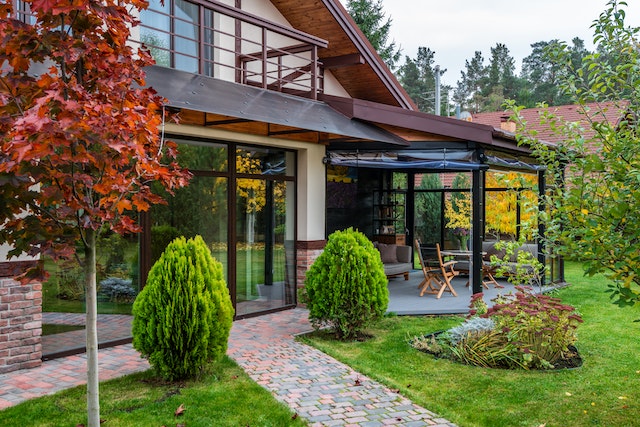 uitbouw aan huis overkapping